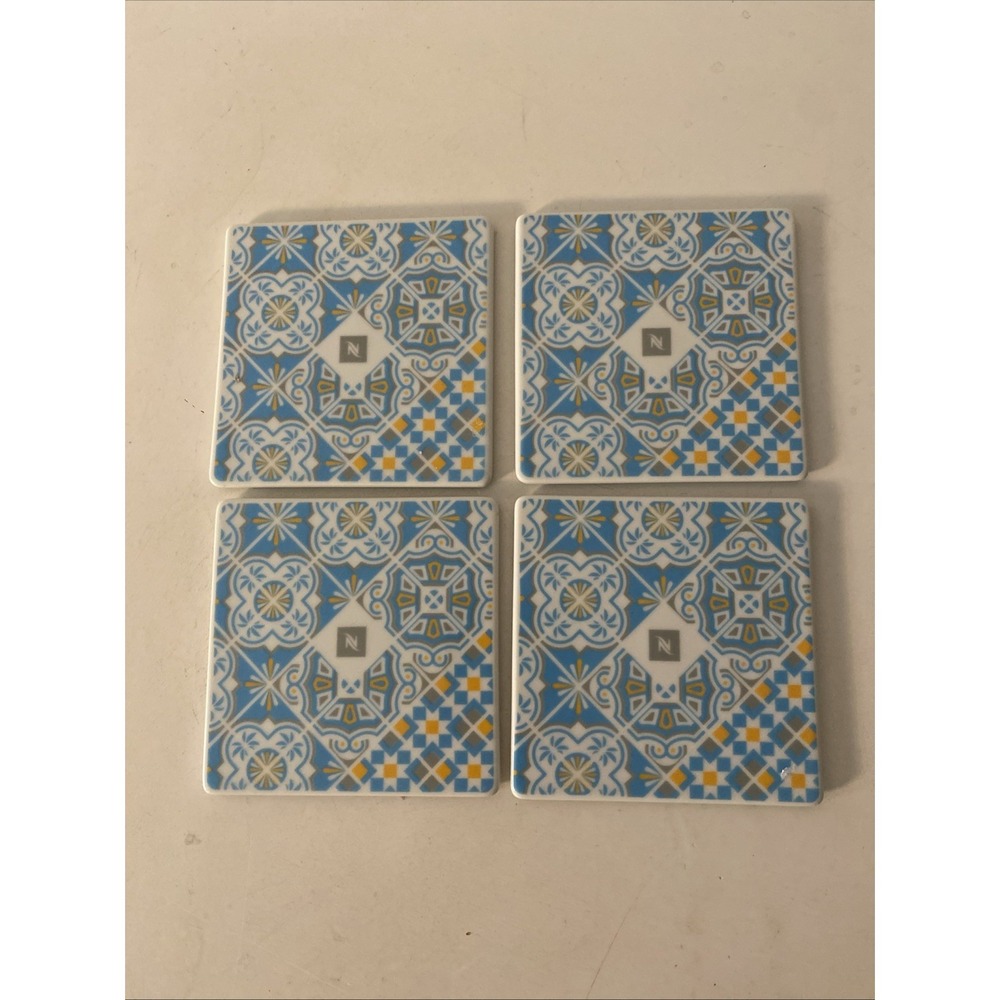 Nespresso "World Explorations" Series Portuguese Inspired 4.24" Coasters/Tiles